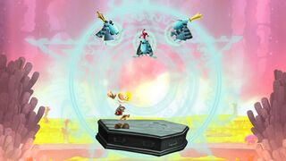 The level complete screen replacing the cutscene where Big Mama transforms back to the Death Fairy