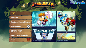 Brawlhalla Main Menu During the Rayman Event.png