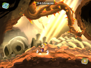 The start of the level