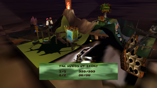 An example of random textures on the Isle of Doors.