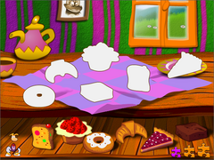 The first level of the Puzzles activity.