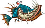 A scrapped Piranha enemy.