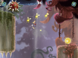 Another spiked platform, this time detached from the vines