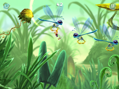 Three dragonflies.