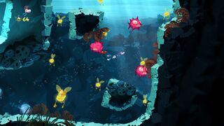 Raymesis swimming underwater