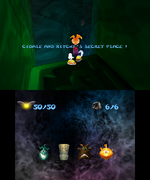 The message can also be triggered on the 3DS by using a collision glitch.