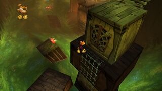 The tower leading to the dam is slightly redesigned.