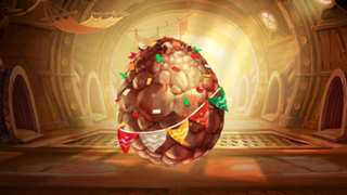 A bronze Maracas Egg ready for hatching.