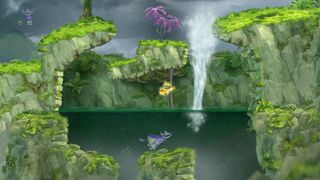 Several enemies have been removed and the heroes can swim from the start.