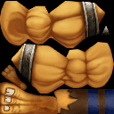 Texture of Clark's arms and feat found in the Rayman 3 game files