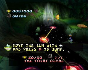 The Spiral Door in the Hall of Doors which takes Rayman to the Fairy Glade.