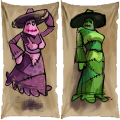 Artwork depicting the Cagoulettes found in the files of Rayman 3 HD.
