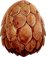 A bronze egg in the early build.