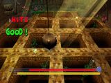 When the player makes 3 hit combos, the word "Good!" appears.