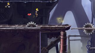 Buzzsaws on rails in Mecha No Mistake! (Back to Origins).