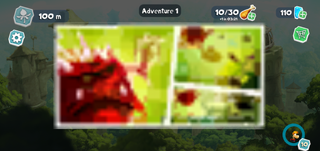 The unused comic scene loaded into the game.