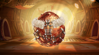 A bronze Fossil-Iced Egg ready for hatching.