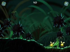 Some spiky flowers in the dark.