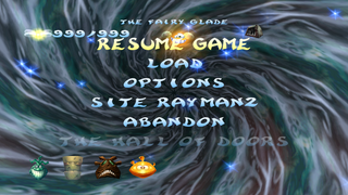 The name of the selected level is at the top of the screen.