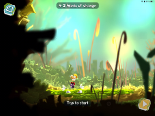 The start of the level