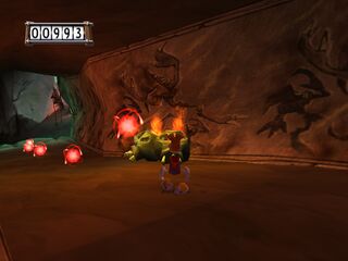 This fresco represents Knaarens on the run.