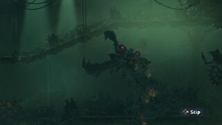 The Mechanical Dragon's destruction.
