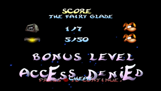 The word cheat can be seen between Access Denied and Press A to continue.