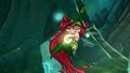 Rayman being woven from moonbeams by Betilla the Fairy.