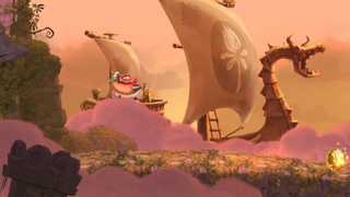 The Viking ship as seen in the intro.