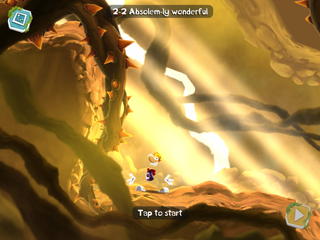 The start of the level