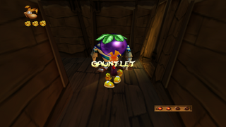 In the first section of the Echoing Caves, under the hole where the Gorilla Pirate is waiting.