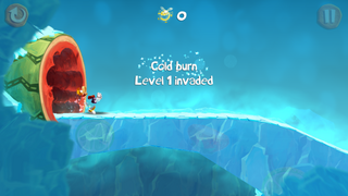 The start of the level Cold Burn