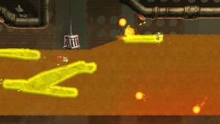 Murfy spreading guacamole as platforms for the player.