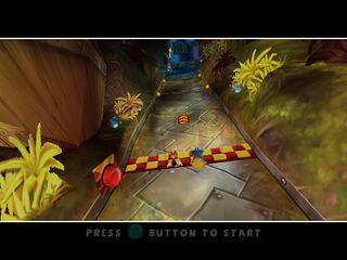 A view of the map during a pre-race cutscene