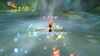 Lift can be accessed by repeatedly pressing the A button.