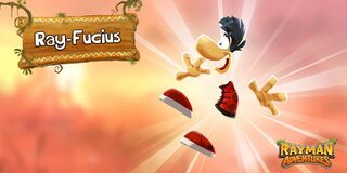 Ray-Fucius's sharing photo in Rayman Adventures