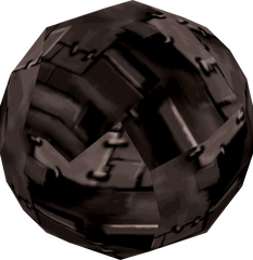 A cannonball used by mechanical fish to attack Rayman.