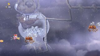 Big mecha flies as they appear in the Back to Origins version of Shoot for the Stars