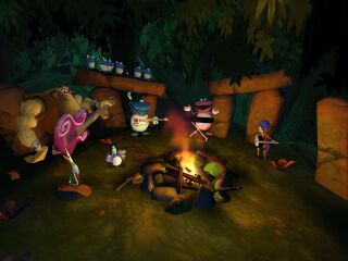 Globox in the credits of Rayman Revolution.