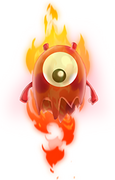 Another detailed view of a red ghost