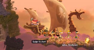 Early Shayman concept art with game background.